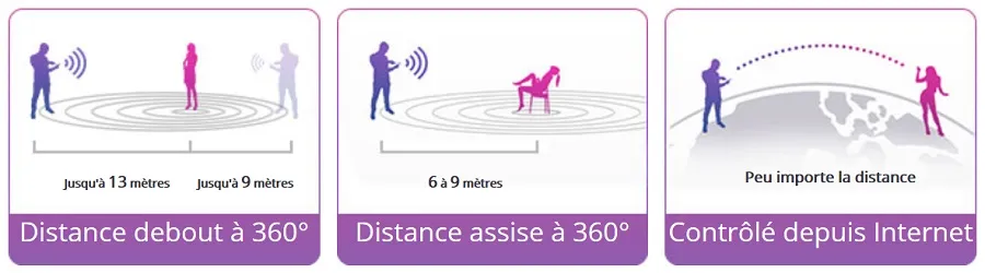 lush controle distance