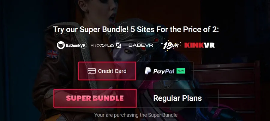 Sexy cosplayers performing VRCosplayX