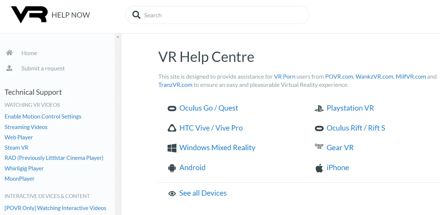 Virtual Reality porn movies