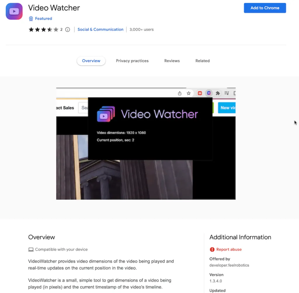 feelme web extension