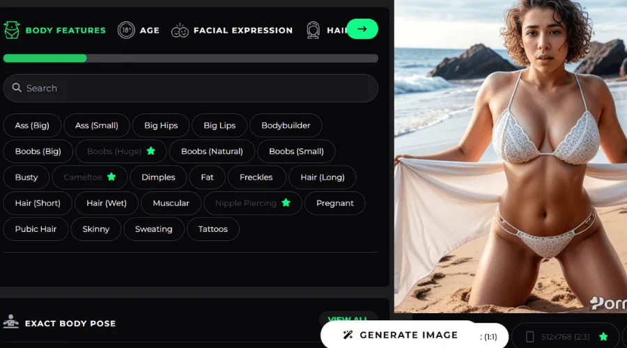 AI porn sites nudes scenes