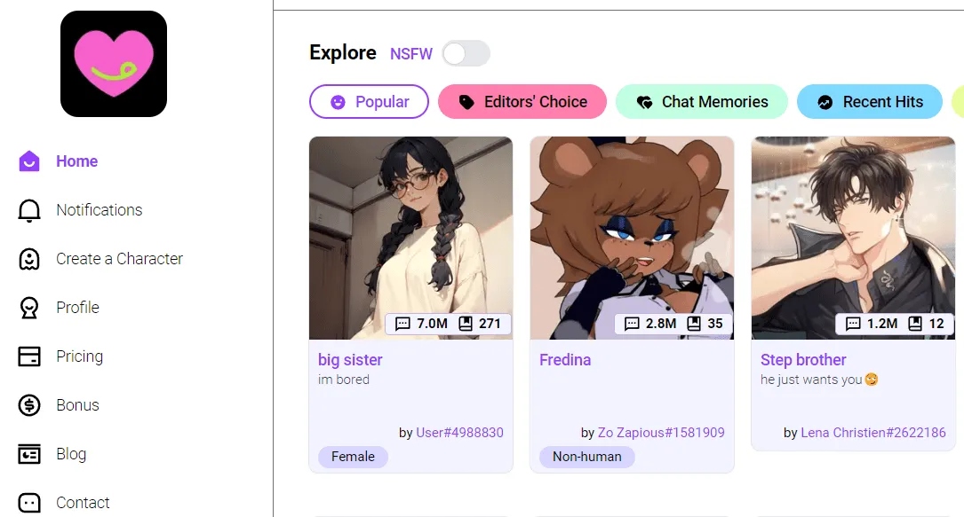 Best ai girlfriend ranking nsfw