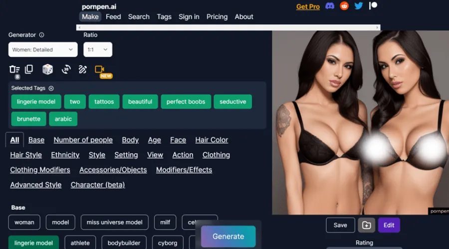 nsfw AI art image text